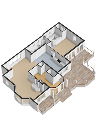 Floorplan - Cattenbroekerdijk 26A, 3461 BC Linschoten
